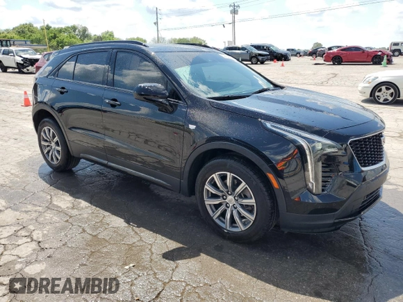 2020 Cadillac XT4 FWD Sport with VIN 1GYFZER48LF012489, listed as a Copart auction lot 54434025 with 74,249 mi miles and Salvage title. Bid and sale history available at DreamBid. Image 4.