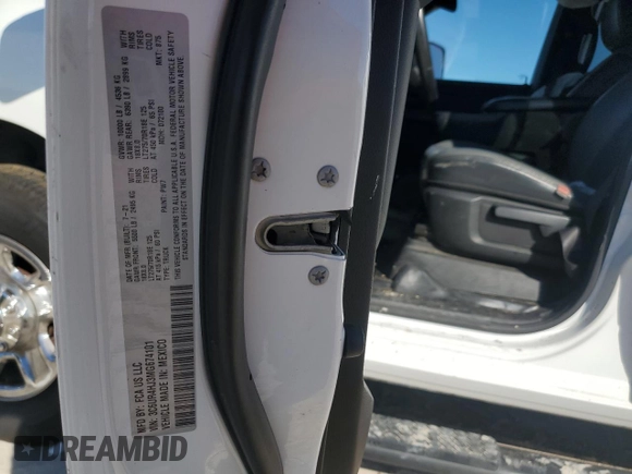 2021 Ram 2500 Tradesman with VIN 3C6UR4HJ3MG674101, listed as a Copart auction lot 80326744 with 79,235 mi miles and Salvage title. Bid and sale history available at DreamBid. Image 12.