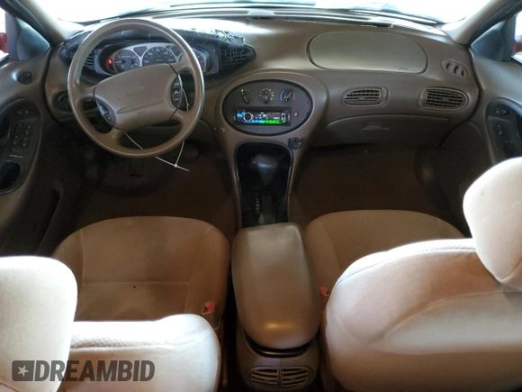 1999 Ford Taurus SE with VIN 1FAFP53S9XA297537, listed as a Copart auction lot 43862035 with 145,983 mi miles and Salvage title. Bid and sale history available at DreamBid. Image 8.