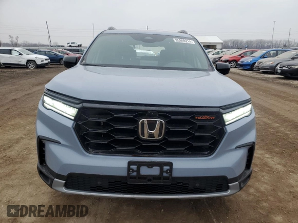 2024 Honda Pilot TrailSport with VIN 5FNYG1H65RB046757, listed as a Copart auction lot 85869214 with 6,535 mi miles and Salvage Title. Bid and sale history available at carsss.com. Image 5.