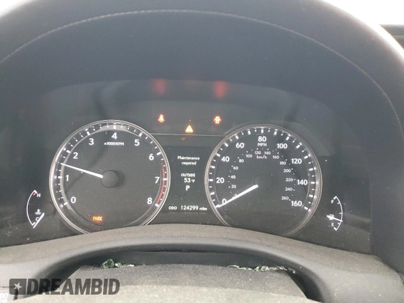 2013 Lexus GS with VIN JTHBE1BL5D5000848, listed as a Copart auction lot 54452145 with 124,299 mi miles and Salvage Title. Bid and sale history available at carsss.com. Image 9.