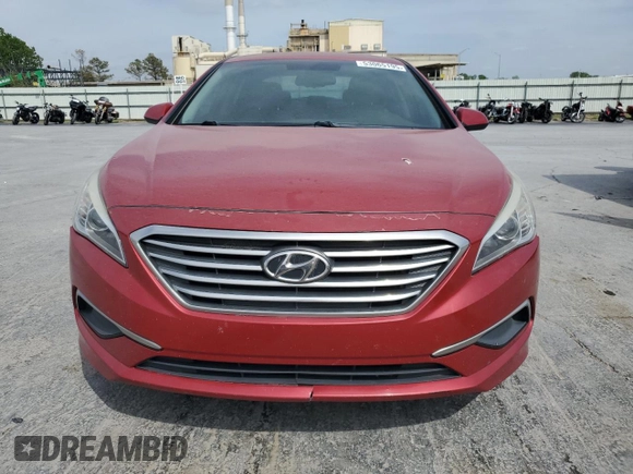 2017 Hyundai Sonata 2.4L with VIN 5NPE24AF4HH555834, listed as a Copart auction lot 53065195 with 103,853 mi miles and Clean Title. Bid and sale history available at carsss.com. Image 5.