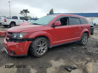 2015 Dodge Journey R/T z VIN 3C4PDDEG1FT660821, wystawiony jako Copart lot #55929935 z przebiegiem 173 019 mil mil oraz Szkoda całkowita • Salvage title. Historia ofert i sprzedaży dostępna na DreamBid. Obrazek 1.