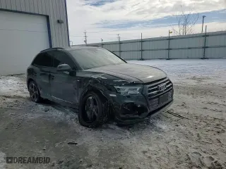 2019 Audi Q5 Prestige with VIN WA1FNAFY1K2026607, listed as a Copart auction lot 46354455 with 76,637 mi miles and Non Repairable. Bid and sale history available at carsss.com. Image 10.