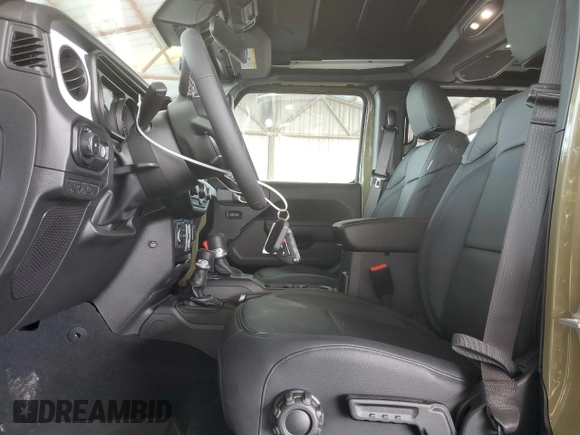 2025 Jeep Wrangler Sport S with VIN 1C4PJXDG7SW536309, listed as a Copart auction lot 53847575 with 1,476 mi miles and Salvage title. Bid and sale history available at DreamBid. Image 7.