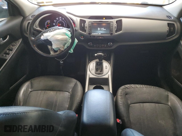 2015 Kia Sportage EX with VIN KNDPCCAC3F7712406, listed as a Copart auction lot 54839205 with 108,569 mi miles and Salvage title. Bid and sale history available at DreamBid. Image 8.