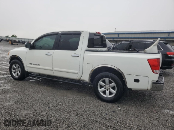 2010 Nissan Titan SE with VIN 1N6BA0ED7AN324632, listed as a Copart auction lot 57095185 with 156,391 mi miles and Salvage title. Bid and sale history available at DreamBid. Image 2.