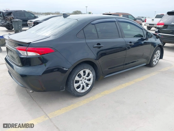 2020 Toyota Corolla LE with VIN JTDEPRAE5LJ081706, listed as a IAAI auction lot 41686857 with 38,430 mi miles. Bid and sale history available at carsss.com. Image 4.