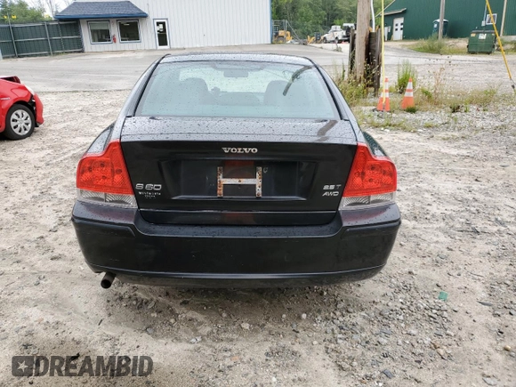 2006 Volvo S60 2.5L Turbo with VIN YV1RH592262535999, listed as a Copart auction lot 67181004 with 128,568 mi miles and Salvage Title. Bid and sale history available at carsss.com. Image 6.