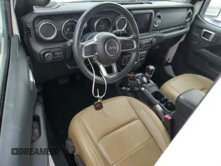 2018 Jeep Wrangler Unlimited Sahara with VIN 1C4HJXEG4JW149315, listed as a Copart auction lot 77314714 with Not provided miles and Salvage title. Bid and sale history available at DreamBid. Image 8.