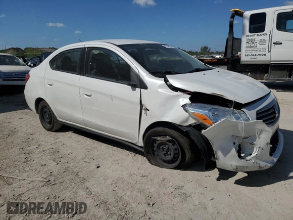 2019 Mitsubishi Mirage G4 ES with VIN ML32F3FJ4KHF14422, listed as a Copart auction lot 47749204 with 122,336 mi miles and Salvage Title. Bid and sale history available at carsss.com. Image 4.