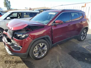2021 Jeep Compass Limited with VIN 3C4NJCCB9MT573652, listed as a Copart auction lot 46541385 with 75,413 mi miles and Salvage Title. Bid and sale history available at carsss.com. Image 1.