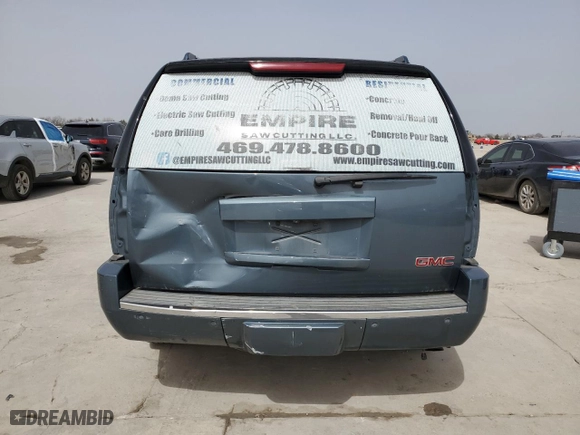 2008 GMC Yukon Denali with VIN 1GKEC63858J185528, listed as a Copart auction lot 48202775 with 295,079 mi miles and Salvage Title. Bid and sale history available at carsss.com. Image 6.