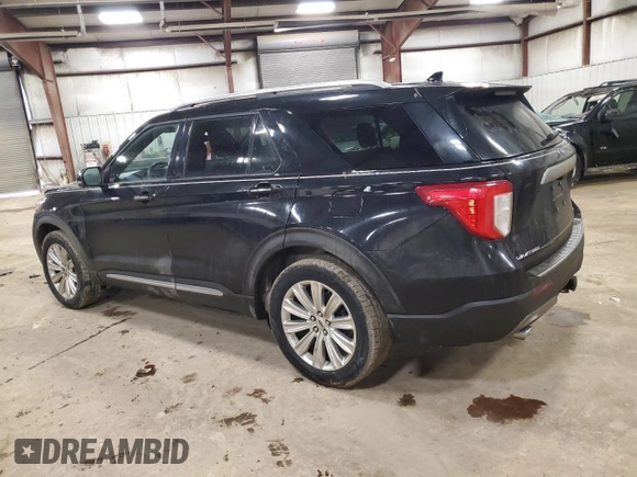 2020 Ford Explorer Limited with VIN 1FMSK8FH7LGA44275, listed as a Copart auction lot 46861555 with 118,003 mi miles and Salvage Title. Bid and sale history available at carsss.com. Image 2.