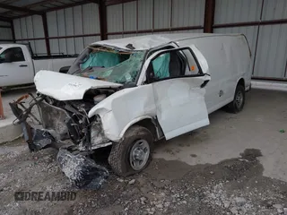 2019 Chevrolet Express Cargo z VIN 1GCWGBFG0K1248106, wystawiony jako IAAI lot #41415517 z przebiegiem Nie podano mil oraz . Historia ofert i sprzedaży dostępna na DreamBid. Obrazek 17.