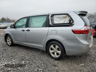 2017 Toyota Sienna L with VIN 5TDZZ3DC0HS887658, listed as a Copart auction lot 44546325 with 56,635 mi miles and Salvage Title. Bid and sale history available at DreamBid. Image 2.