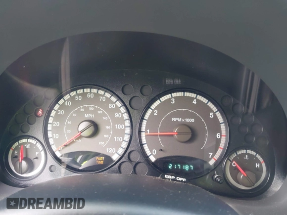 2006 Jeep Liberty Sport with VIN 1J4GL48K86W158301, listed as a IAAI auction lot 42095349 with 217,187 mi miles. Bid and sale history available at carsss.com. Image 7.