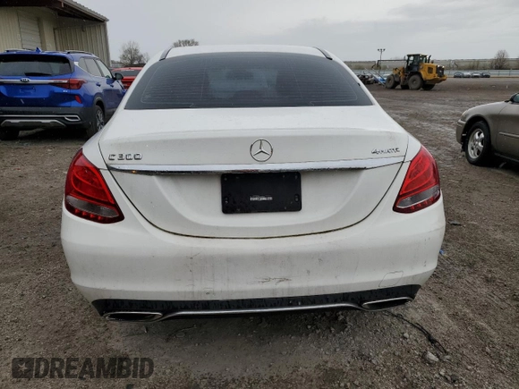 2015 Mercedes-Benz C-Class C 300 Luxury with VIN 55SWF4KB6FU077883, listed as a Copart auction lot 53698555 with 114,148 mi miles and Clean Title. Bid and sale history available at carsss.com. Image 6.