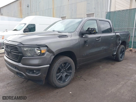 2020 Ram 1500 Big Horn with VIN 1C6RRFFG7LN110966, listed as a IAAI auction lot 41482599 with 86,841 mi miles. Bid and sale history available at carsss.com. Image 17.