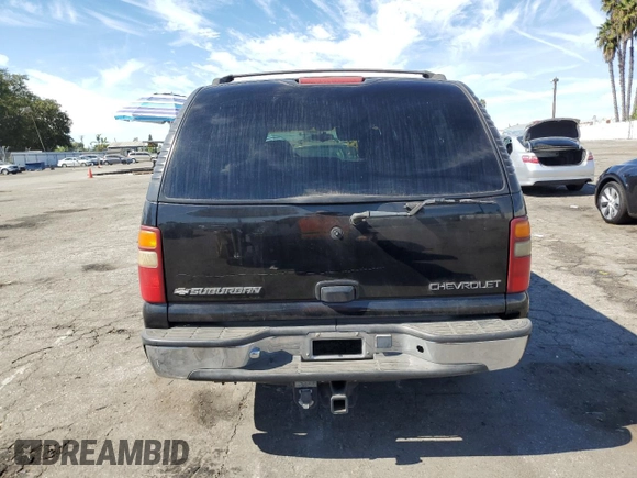 2002 Chevrolet Suburban LT with VIN 3GNEC16T42G174731, listed as a Copart auction lot 75906134 with 0 mi miles and Salvage Title. Bid and sale history available at carsss.com. Image 6.
