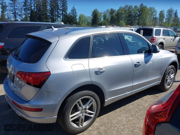 2015 Audi Q5 Premium Plus with VIN WA1LFAFP0FA007842, listed as a IAAI auction lot 42195991 with 107,105 mi miles and . Bid and sale history available at DreamBid. Image 13.