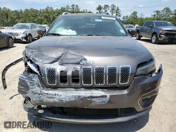 2020 Jeep Cherokee Lux with VIN 1C4PJLLXXLD510925, listed as a Copart auction lot 53616375 with 90,956 mi miles and Salvage title. Bid and sale history available at DreamBid. Image 5.