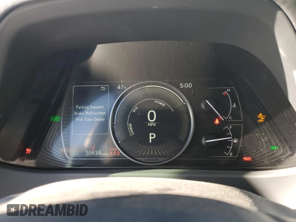 2021 Lexus UX 250h z VIN JTHP9JBH4M2038336, wystawiony jako Copart lot #49616235 z przebiegiem 20 939 mil mil oraz Szkoda całkowita • Salvage title. Historia ofert i sprzedaży dostępna na DreamBid. Obrazek 9.