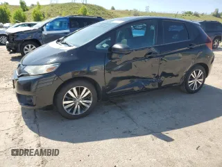 2015 Honda Fit EX-L z VIN 3HGGK5H8XFM706805, wystawiony jako Copart lot #61671635 z przebiegiem 359 824 mil mil oraz Czysty tytuł • Clean title. Historia ofert i sprzedaży dostępna na DreamBid. Obrazek 1.