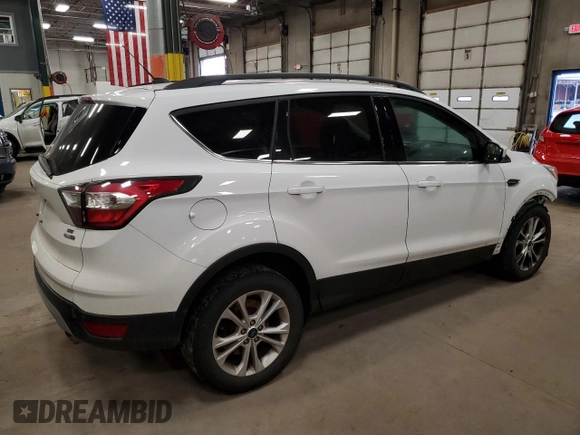 2017 Ford Escape SE with VIN 1FMCU9G96HUA26063, listed as a Copart auction lot 52075765 with 165,444 mi miles and Salvage Title. Bid and sale history available at carsss.com. Image 3.