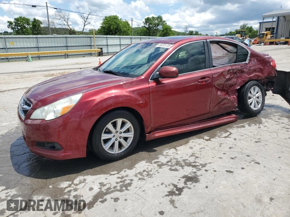 2010 Subaru Legacy Premium All-Weather Anniversary with VIN 4S3BMCG61A3237413, listed as a Copart auction lot 59205785 with 276,668 mi miles and Salvage title. Bid and sale history available at DreamBid. Image 1.
