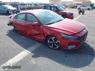 2023 Hyundai Elantra Limited with VIN KMHLP4AG7PU496943, listed as a IAAI auction lot 41539814 with 11,057 mi miles. Bid and sale history available at carsss.com. Image 1.