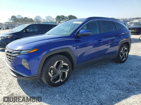 2022 Hyundai Tucson SEL with VIN 5NMJF3AE7NH078135, listed as a Copart auction lot 48978165 with 66,591 mi miles and Salvage Title. Bid and sale history available at carsss.com. Image 1.