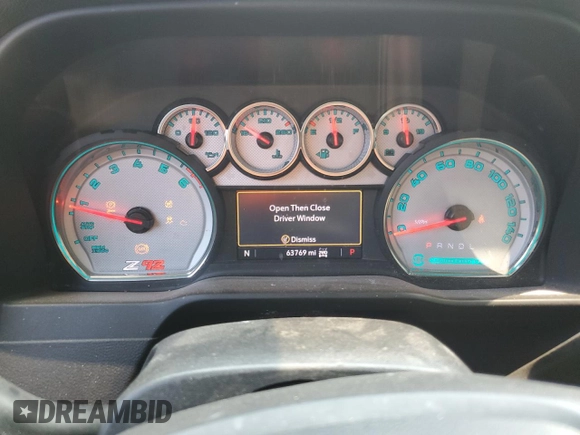 2019 Chevrolet Silverado 1500 with VIN 0K1175584768, listed as a Copart auction lot 63298294 with 63,769 mi miles and Clean Title. Bid and sale history available at DreamBid. Image 9.