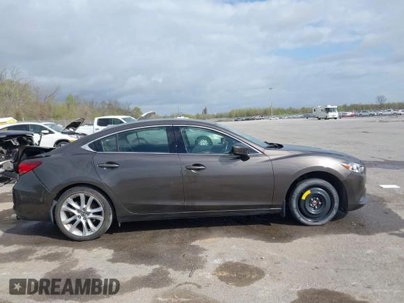 2017 Mazda Mazda6 Touring with VIN JM1GL1V52H1100784, listed as a IAAI auction lot 41818188 with 17,807 mi miles. Bid and sale history available at carsss.com. Image 13.