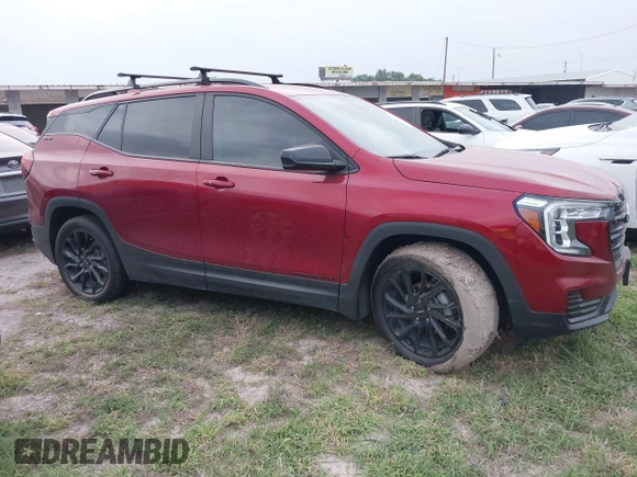 2023 GMC Terrain SLE with VIN 3GKALMEG4PL242669, listed as a IAAI auction lot 41948556 with Not provided miles and . Bid and sale history available at DreamBid. Image 12.