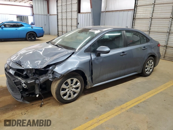 2022 Toyota Corolla LE with VIN 5YFEPMAEXNP324976, listed as a Copart auction lot 48889335 with 79,714 mi miles and Salvage Title. Bid and sale history available at carsss.com. Image 1.