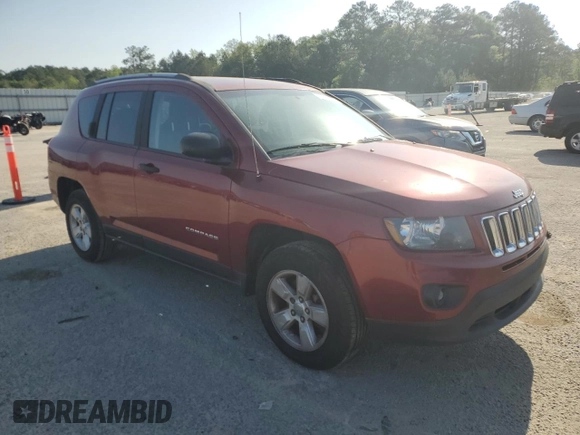2016 Jeep Compass Sport with VIN 1C4NJCBA8GD763381, listed as a Copart auction lot 52427695 with 154,867 mi miles and Clean Title. Bid and sale history available at DreamBid. Image 4.