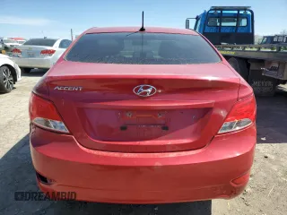 2015 Hyundai Accent GLS with VIN KMHCT4AE8FU911244, listed as a Copart auction lot 49789515 with 107,951 mi miles and Salvage Title. Bid and sale history available at DreamBid. Image 6.
