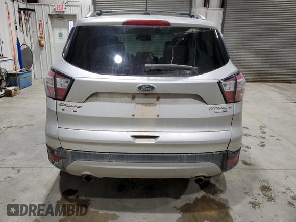 2018 Ford Escape Titanium with VIN 1FMCU9J95JUC62170, listed as a Copart auction lot 86991454 with 93,486 mi miles and Salvage title. Bid and sale history available at DreamBid. Image 6.