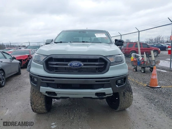 2021 Ford Ranger XL with VIN 1FTER4FH8MLD28724, listed as a IAAI auction lot 41736352 with 37,860 mi miles. Bid and sale history available at carsss.com. Image 12.
