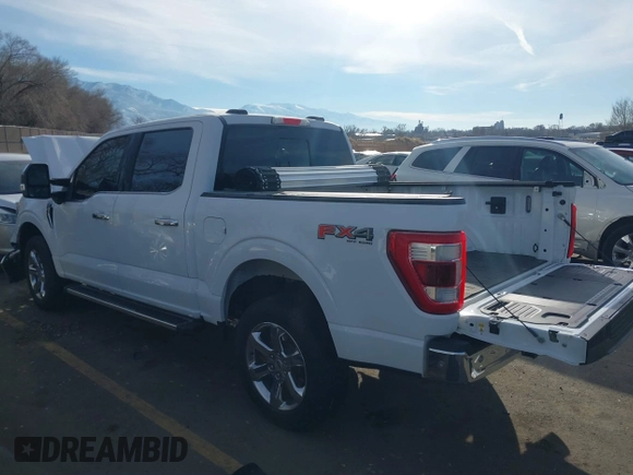 2023 Ford F-150 XL with VIN 1FTFW1E85PKF14275, listed as a IAAI auction lot 41301618 with 1 mi miles. Bid and sale history available at carsss.com. Image 3.