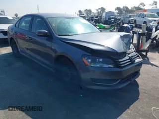2013 Volkswagen Passat S with VIN 1VWAP7A33DC149103, listed as a IAAI auction lot 41632031 with 182,357 mi miles and . Bid and sale history available at DreamBid. Image 1.
