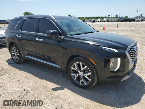 2022 Hyundai Palisade SEL z VIN KM8R44HE2NU344797, wystawiony jako Copart lot #52989805 z przebiegiem 79 107 mil mil oraz Szkoda całkowita • Salvage title. Historia ofert i sprzedaży dostępna na DreamBid. Obrazek 4.