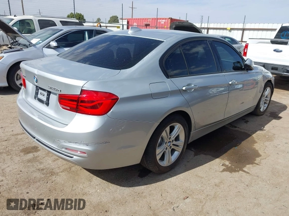 2016 BMW 3 Series with VIN WBA8F1C53GK439039, listed as a IAAI auction lot 40713471 with 117,595 mi miles and . Bid and sale history available at DreamBid. Image 4.