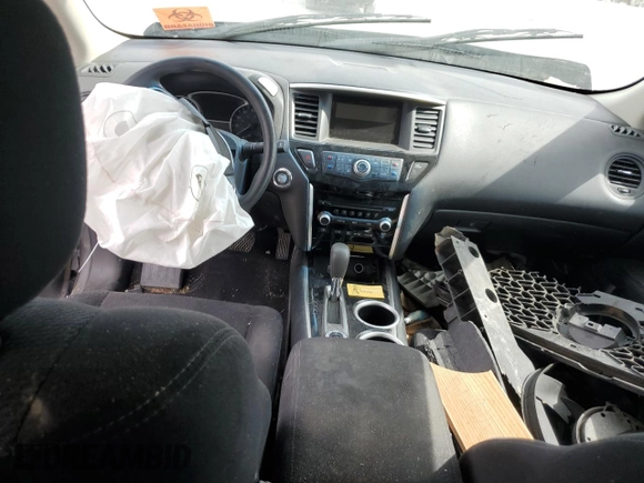 2016 Nissan Pathfinder S with VIN 5N1AR2MM4GC615237, listed as a Copart auction lot 69524584 with 0 mi miles and Salvage Title. Bid and sale history available at carsss.com. Image 8.