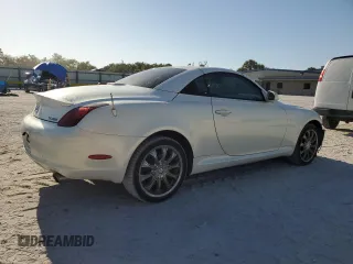 2005 Lexus SC with VIN JTHFN48Y550062870, listed as a Copart auction lot 52854375 with 135,784 mi miles and Salvage Title. Bid and sale history available at carsss.com. Image 3.