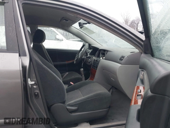 2008 Toyota Corolla CE with VIN 2T1BR32E58T874807, listed as a IAAI auction lot 41475333 with 210,398 mi miles and . Bid and sale history available at DreamBid. Image 5.