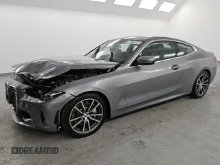 2025 BMW 4 Series 430i with VIN WBA43DA00SCS15486, listed as a Copart auction lot 88439985 with 17,244 mi miles and Clean title. Bid and sale history available at DreamBid. Image 1.