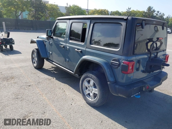 2024 Jeep Wrangler Rubicon with VIN 1C4RJXR67RW149021, listed as a IAAI auction lot 42510809 with 10,722 mi miles and . Bid and sale history available at DreamBid. Image 3.