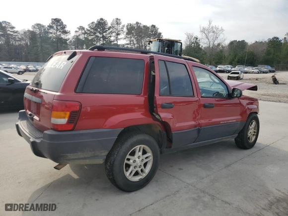 2004 Jeep Grand Cherokee Laredo with VIN 1J4GX48S14C302550, listed as a Copart auction lot 48757145 with 182,614 mi miles and Salvage Title. Bid and sale history available at carsss.com. Image 3.